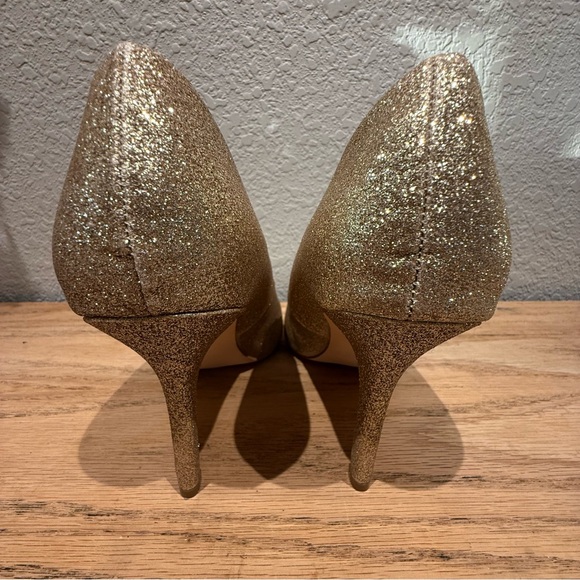 Nine West Gold‎ Jackpot Pumps Heels Size 8 - Picture 6 of 8